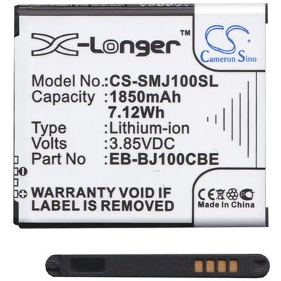 CAMERON SINO CS-SMJ100SL utángyártott akkumulátor 1850 mAh LI-ION (EB-BJ100CBE kompatibilis) [Samsung Galaxy J1 (SM-J100)]