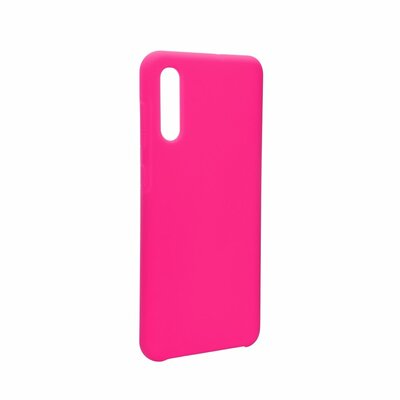 Forcell elegáns szilikon hátlapvédő telefontok - Samsung Galaxy A70, rózsaszín