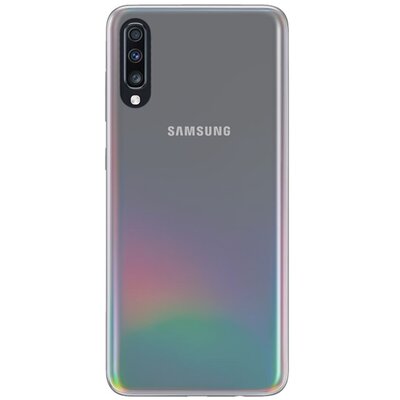 Műanyag Hátlapvédő telefontok (gumírozott) Átlátszó [Samsung Galaxy A70 (SM-A705F)]