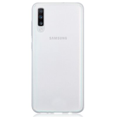 Hátlapvédő telefontok gumi / szilikon (ultravékony) Átlátszó [Samsung Galaxy A70 (SM-A705F)]