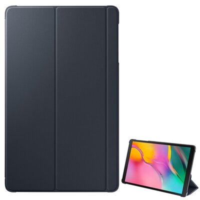SAMSUNG EF-BT510CBE Tablet védőtok álló (FLIP, oldalra nyíló, asztali tartó funkció), Fekete [Samsung Galaxy Tab A 10.1 WIFI (2019) SM-T510, Samsung Galaxy Tab A 10.1 LTE (2019) SM-T515]