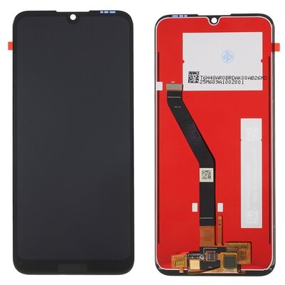 Gyári LCD kijelző + érintőpanel, Fekete [Huawei Y6 2019 (Y6 Prime 2019)]