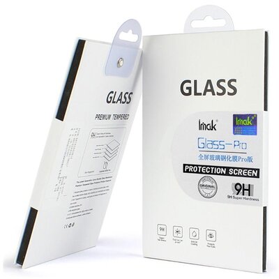 IMAK PRO+ Kijelzővédő üvegfólia (3D full cover, íves, ultravékony előlap, extra karcálló, 9H), Fekete [Asus Zenfone 6 (ZS630KL)]