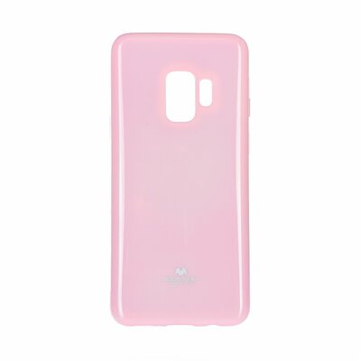Mercury Jelly Case minőségi szilikon hátlapvédő telefontok - Samsung Galaxy S10+ Plus, Világos-Rózsaszín