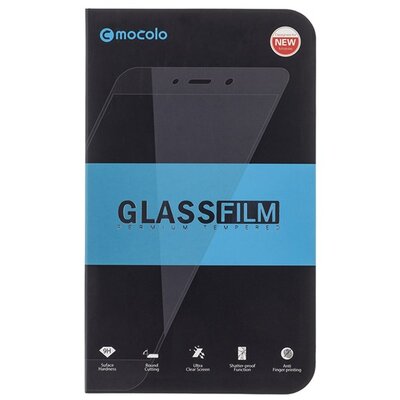 MOCOLO kijelzővédő üvegfólia (5D full glue, íves, teljes felületén tapad, karcálló, 0.3 mm, 9H), Fekete [Samsung Galaxy A70 (SM-A705F)]