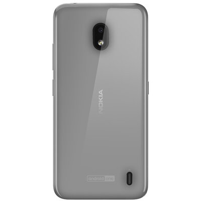 Műanyag hátlapvédő telefontok (gumírozott) Átlátszó [Nokia 2.2]
