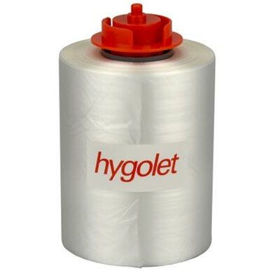 Fóliatekercs, HYGOLET S3500, S3000, és S2000 toalett ülőkéhez, HYGOLET "Hygoplast U125", (10 tek)