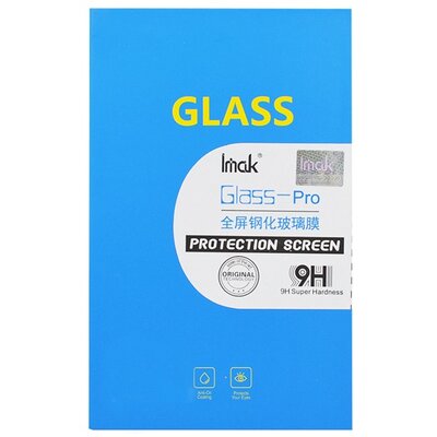IMAK PRO+ kijelzővédő üvegfólia (3D full cover, íves, ultravékony előlap, extra karcálló, 9H), Fekete [Samsung Galaxy A80 (SM-A805F)]