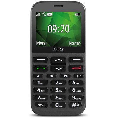 Mobiltelefon készülék, okostelefon DORO 1370, 32GB (Graphite) 1 SIM kártyás!
