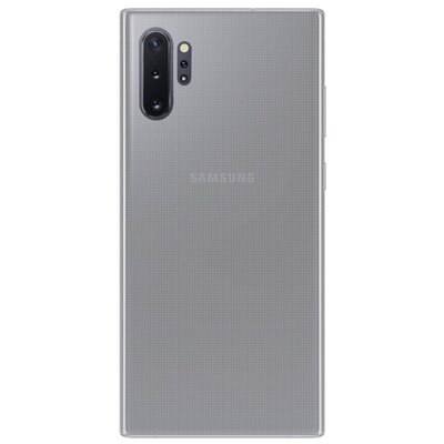 Szilikon hátlapvédő telefontok (ultravékony) Átlátszó [Samsung Galaxy Note 10+ Plus]