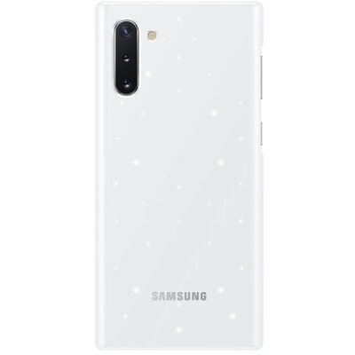 SAMSUNG EF-KN970CWEG gyári műanyag hátlapvédő telefontok (ultravékony, hívás és üzenetjelző funkció, LED világítás) Fehér [Samsung Galaxy Note 10 (SM-N970F)]