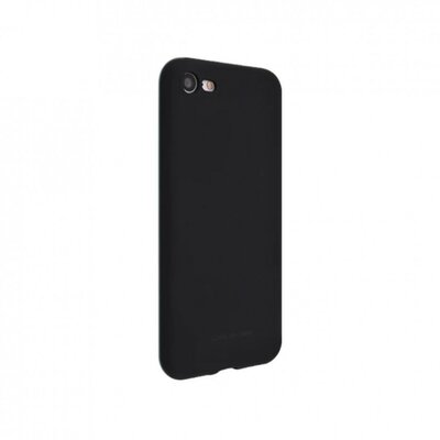 Hana SF matt szilikon hátlapvédő telefontok, Galaxy A70, Fekete