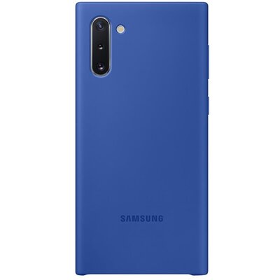 SAMSUNG EF-PN970TLEG Műanyag hátlapvédő telefontok (szilikon betét) Kék [Samsung Galaxy Note 10 (SM-N970F)]