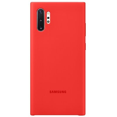 SAMSUNG EF-PN975TREG Műanyag hátlapvédő telefontok (szilikon betét) Piros [Samsung Galaxy Note 10+ Plus (SM-N975F)]