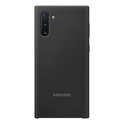 Samsung Galaxy Note 10 szilikon hátlapvédő telefontok, Fekete