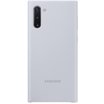 SAMSUNG EF-PN970TSEG gyári műanyag hátlapvédő telefontok (szilikon betét) Ezüst [Samsung Galaxy Note 10 (SM-N970F)]