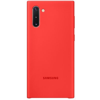 SAMSUNG EF-PN970TREG gyári műanyag hátlapvédő telefontok (szilikon betét) Piros [Samsung Galaxy Note 10 (SM-N970F)]
