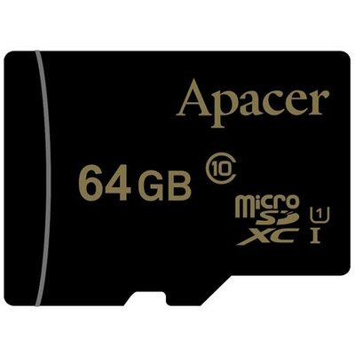 Apacer memory card Micro SDHC/SDXC 64GB Class 10 UHS-I