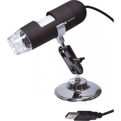 TOOLCRAFT USB-s mikroszkóp 2 MPix Digitális nagyítás (max.): 200 x