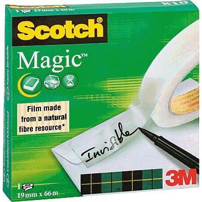 3M SCOTCH® Magic™ 810 7100027117 Ragasztószalag Scotch® Magic™ 810 Matt (H x Sz) 66 m x 19 mm 1 tekercs