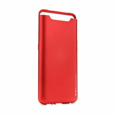 Mercury i-Jelly minőségi szilikon hátlapvédő telefontok - Samsung Galaxy A80, Piros