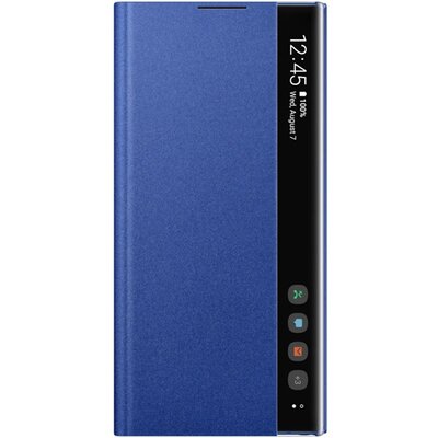 SAMSUNG EF-ZN975CLEG gyári telefontok álló (aktív flip, oldalra nyíló, Clear View Cover) Kék [Samsung Galaxy Note 10+ Plus (SM-N975F)]