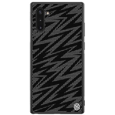 Nillkin Twinkle szilikon hátlapvédő telefontok (közepesen ütésálló, műanyag hátlap, csillogó) Fekete [Samsung Galaxy Note 10 (SM-N970F)]