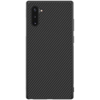 Nillkin Synthetic Fiber műanyag hátlapvédő telefontok (karbon minta) Fekete [Samsung Galaxy Note 10 (SM-N970F)]