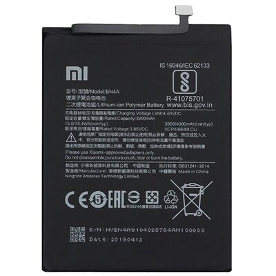 XIAOMI BN4A gyári akkumulátor 4000 mAh LI-Polymer [Xiaomi Redmi Note 7]