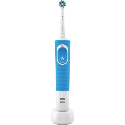 Elektromos fogkefe Oral-B Vitality 100 blue Forgó/oszcilláló Fehér, Kék