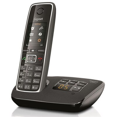 Gigaset C530A asztali telefon készülék, DECT / hordozható, fekete