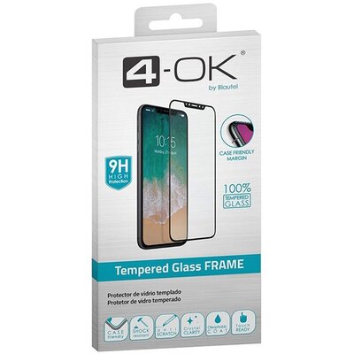 BLAUTEL PRFA80 4-OK kijelzővédő üvegfólia (3D full glue, íves, teljes felületén tapad, tok barát, karcálló, 9H), Fekete [Samsung Galaxy A80 (SM-A805F)]