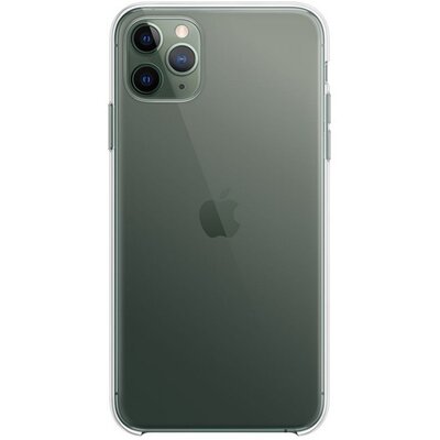 APPLE MX0H2ZM/A gyári szilikon hátlapvédő telefontok Átlátszó [Apple iPhone 11 Pro Max]