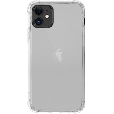 Szilikon hátlapvédő telefontok (shockproof, légpárnás sarok) Átlátszó [Apple iPhone 11]