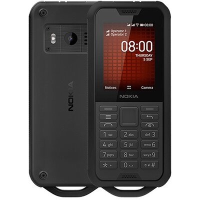 Mobiltelefon készülék NOKIA 800 TOUGH (Black) 2SIM / DUAL SIM két kártya egy időben