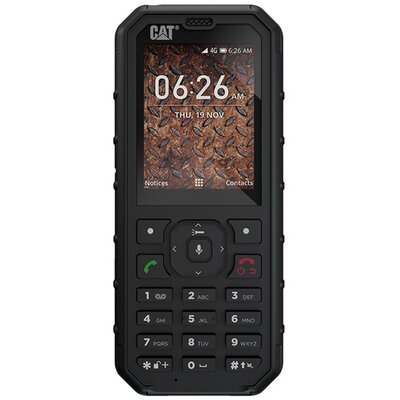 Mobiltelefon készülék CAT B26 (Black) 2SIM / DUAL SIM két kártya,csepp,por és ütésálló készülék
