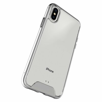 Ütésálló szilikon hátlapvédő telefontok, iPhone 11 Pro Max, Átlátszó