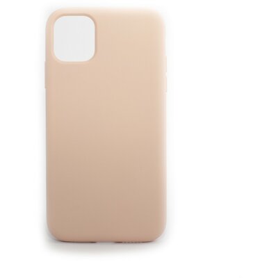 Prémium szilikon hátlapvédő telefontok, iPhone 11 Pro Max, Rózsaszín