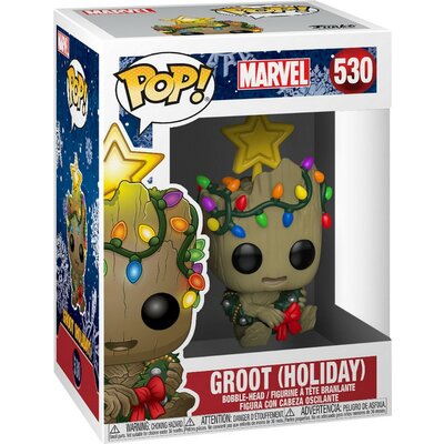 POP Movies Marvel Holiday Groot Figura