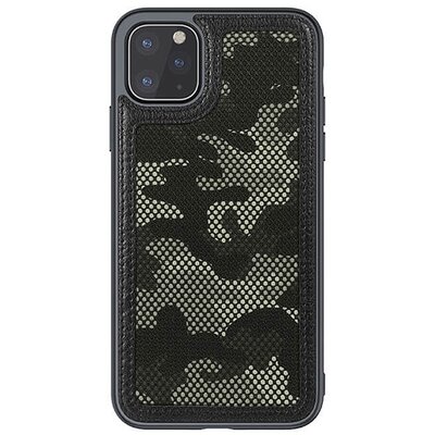 Nillkin Camo műanyag hátlapvédő telefontok (terep minta) Fekete [Apple iPhone 11 Pro Max]
