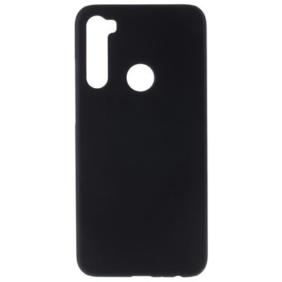 Műanyag hátlapvédő telefontok (gumírozott) Fekete [Xiaomi Redmi Note 8]