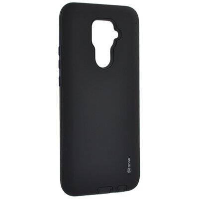 ROAR RICO ARMOR szilikon hátlapvédő telefontok (közepesen ütésálló, műanyag hátlap, matt) Fekete [Huawei Mate 30 Lite (Nova 5i Pro)]