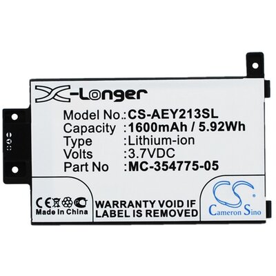 CAMERON SINO CS-AEY213SL utángyártott akkumulátor 1600 mAh LI-ION (58-000049 kompatibilis) - Amazon Kindle Paperwhite