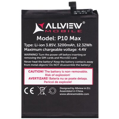 Utángyártott akkumulátor 3200 mAh LI-ION - Allview P10 Max