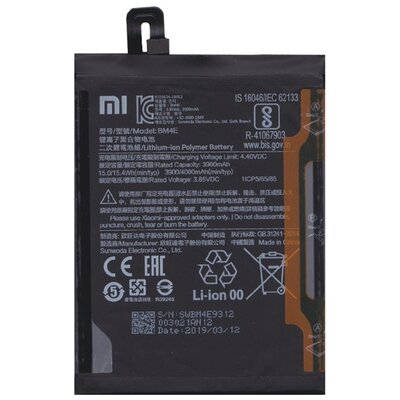 XIAOMI BM4E gyári akkumulátor 4000 mAh LI-Polymer [Xiaomi Pocophone F1]