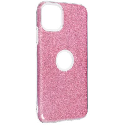 Forcell Shining szilikon hátlapvédő telefontok - iPhone 11 PRO MAX ( 6.5" ), rózsaszín