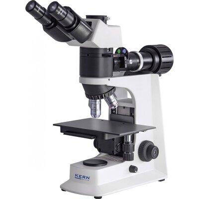 Metallurgiai mikroszkóp Trinokulár 400 x Kern Optics Beeső fény