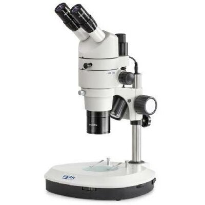 Sztereo-zoom mikroszkóp Trinokulár 50 x Kern Optics OZR 564 Átvilágítás, Beeső fény