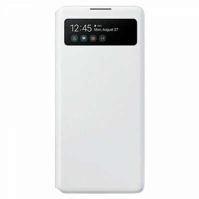 Samsung Galaxy S10 Lite gyári s-view wallet cover telefontok, Fehér