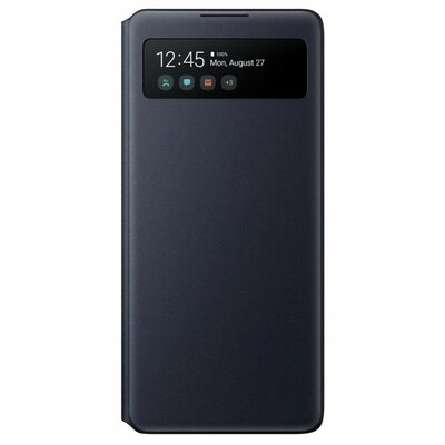Samsung Galaxy S10 Lite (SM-G770F) gyári s-view wallet cover telefontok, Fekete